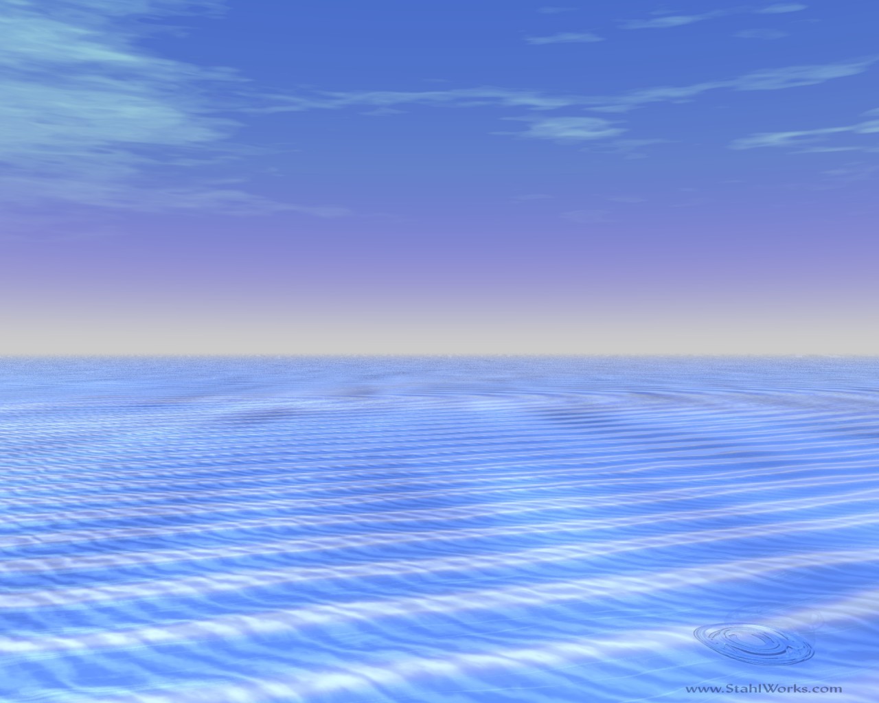 Caribbean Seascape, Free Desktop Wallpaper, 1280x1024 resolution