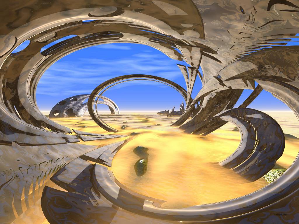 Neolithic View, desktop wallpaper