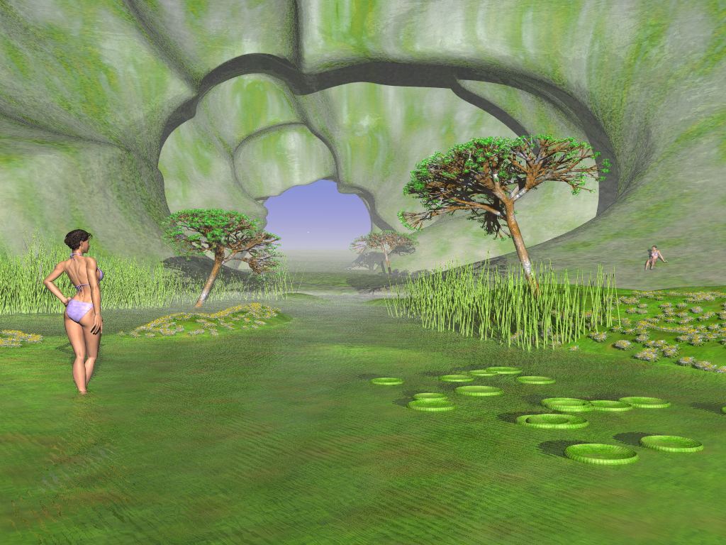 Paradise Cave, desktop wallpaper