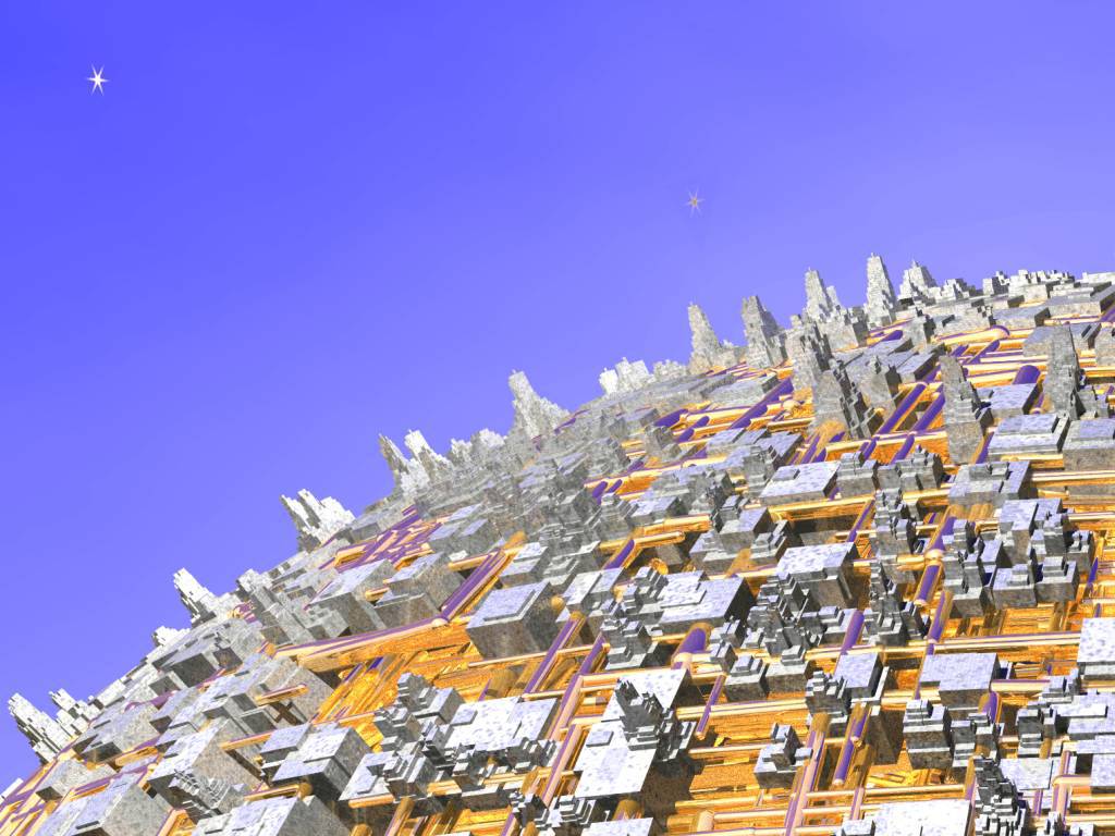 Orange Moon, desktop wallpaper