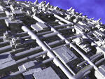 City In Space computer artwork