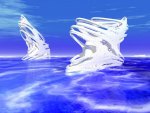 Floatbergs computer artwork