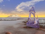 Throne At Sunset computer artwork