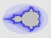 2-D graphic made from the Mandelbrodt fractal set