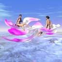 Pink&nbsp;Orchid&nbsp;Elves mobile phone background 128x128