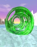 Alaska&nbsp;Green mobile phone logo 128x160