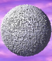 Steel&nbsp;Moon mobile phone wallpaper 176x208