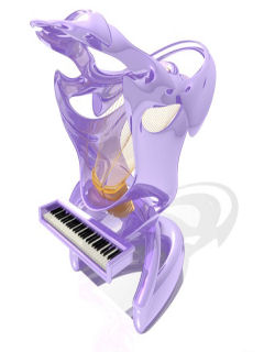 Shark&nbsp;Piano mobile phone wallpaper 240x320
