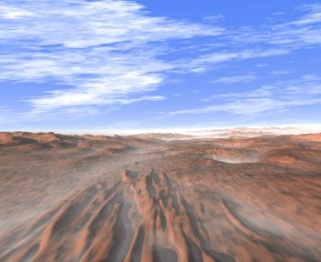 Mars&nbsp;Desert mobile phone background 352x288
