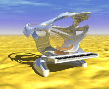 Shark&nbsp;Piano mobile phone wallpaper 352x288