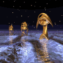 lanis&nbsp;caribe mobile phone animation, 128x128 size