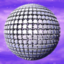 disco&nbsp;moon mobile phone animation, 128x128 size