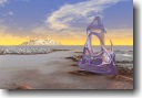 Throne At Sunset photoprint