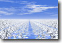 Cyan Ice Path