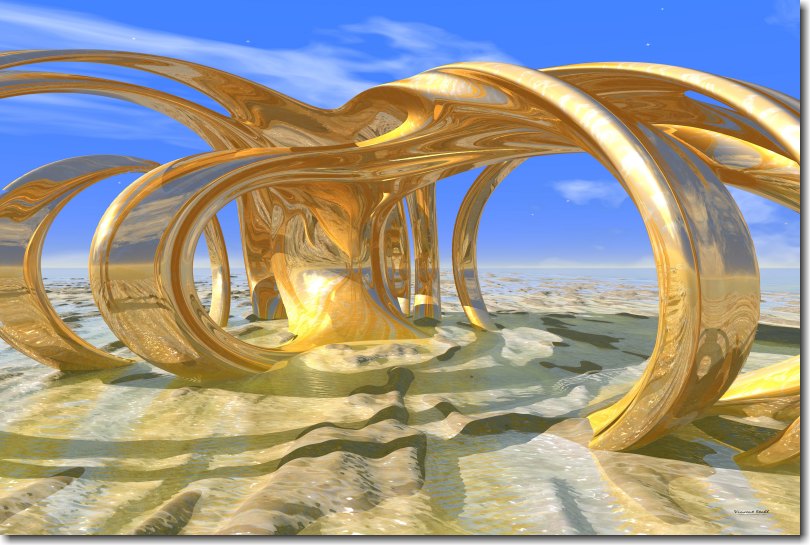 octopus-like form in flat land deserts
