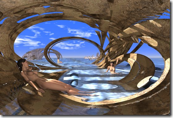 Hyper Cave Bath